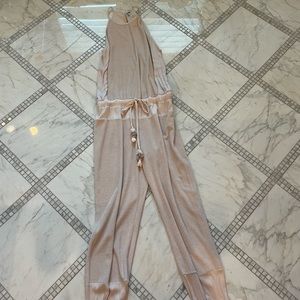 Nude/tan jumpsuit
